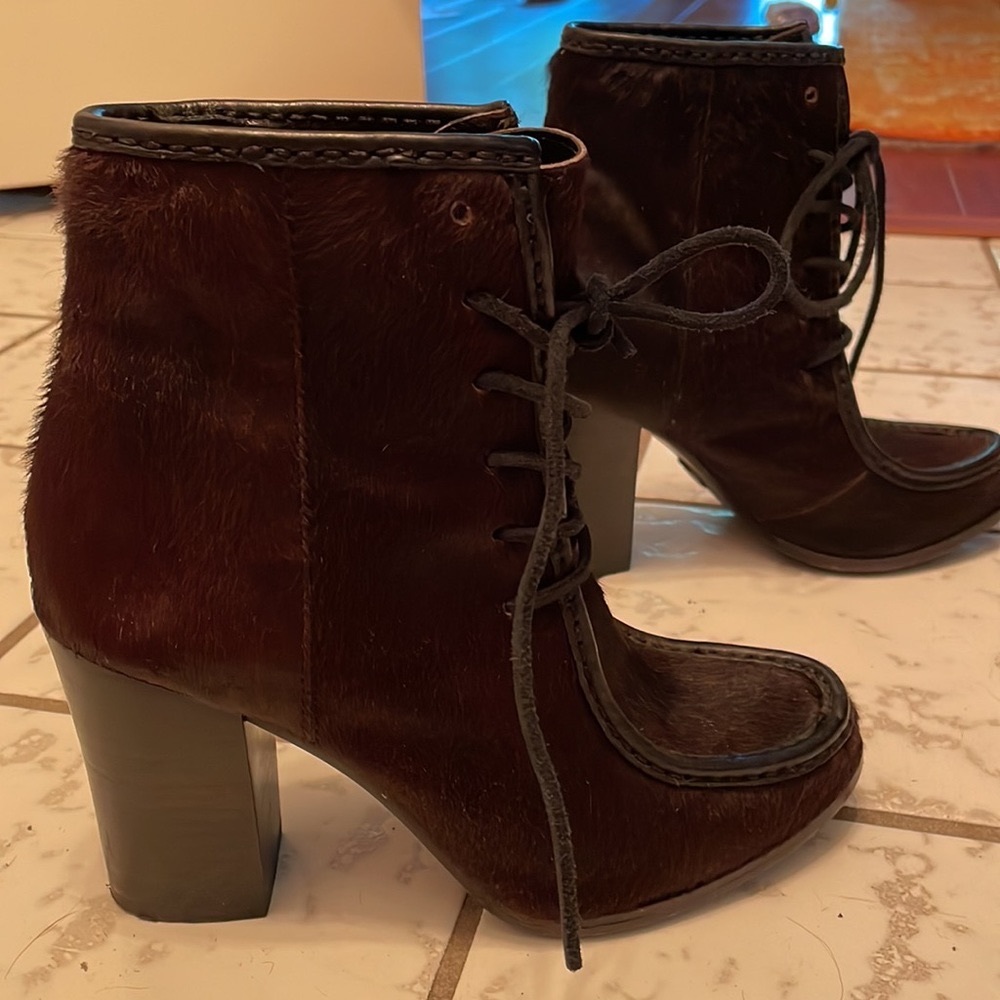 Frye Parker Moc Short Horse Hair boots